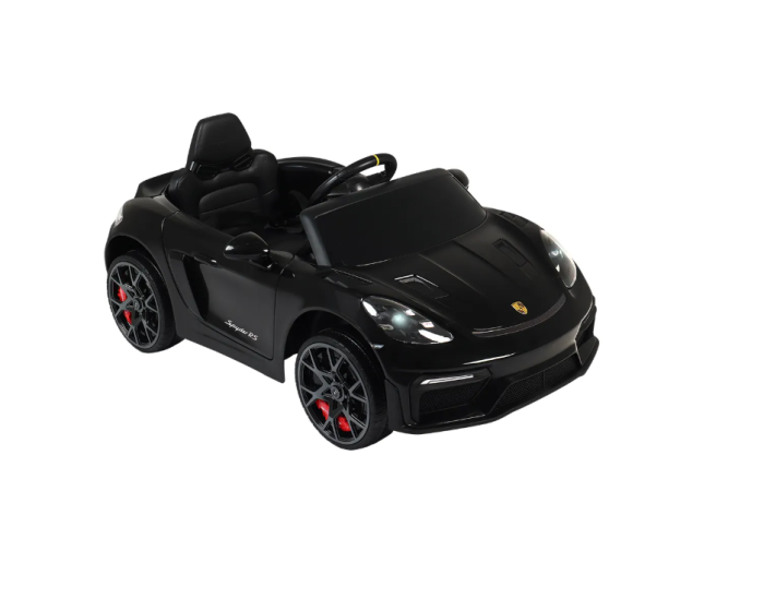 Carro Elétrico Infantil Porsche Spyder 718 RS 12V Preto