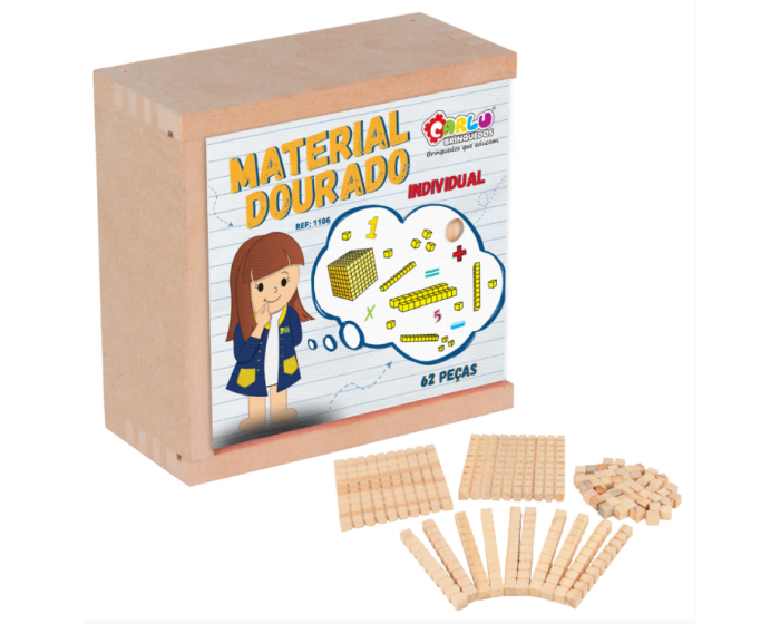 Material Dourado Individual 62 Pçs Cx Mad