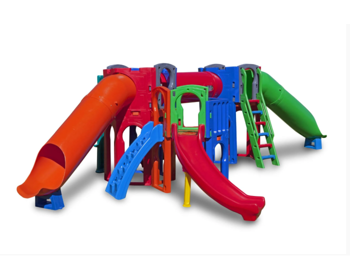 Playground Calypso (com 2 escorregadores tubos)