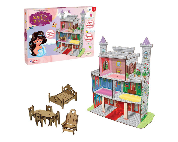 Casinha de Boneca Castelo Sonho de Princesa