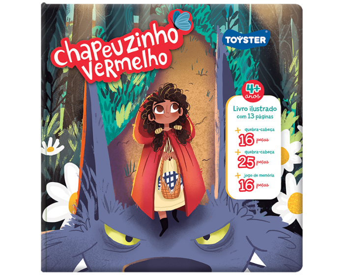 Livro Brinquedo Chapeuzinho Vermelho