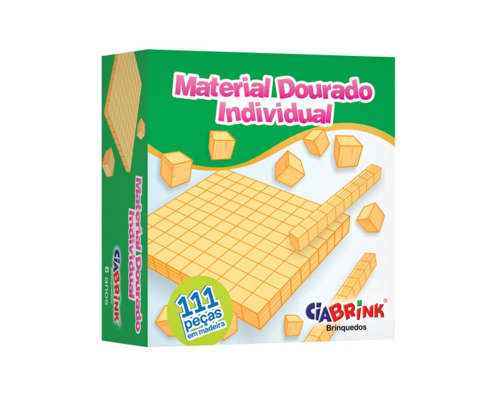 Material Dourado Individual com 111 Peças Cx Cartonada