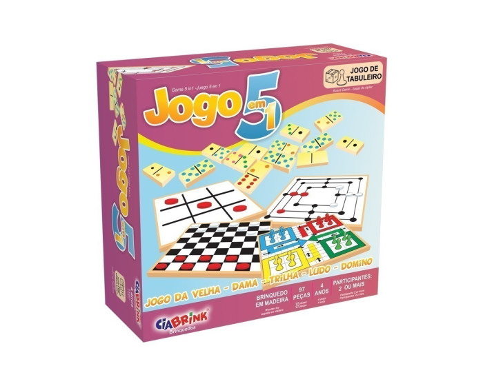 Jogo,Dama,Trilha,e,Jogo,da,Velha, - Brinquedos E Jogos Pedagógicos e  Educativos