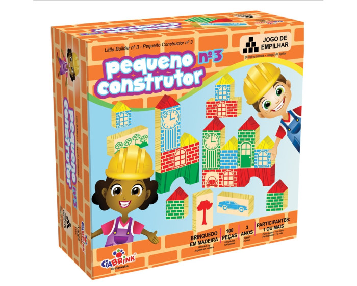 Pequeno Construtor nº 3 com 100 Peças