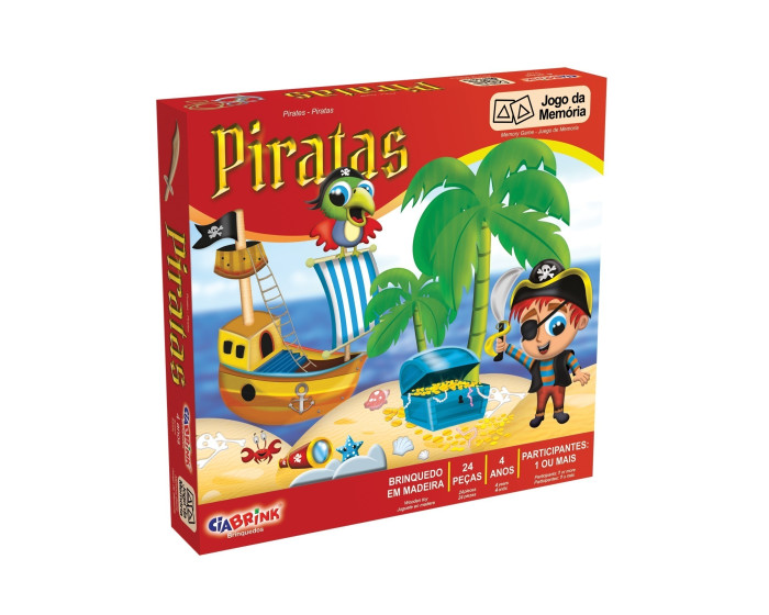 Jogo da Memória Piratas