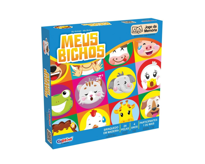 Jogo da Memória meus Bichos