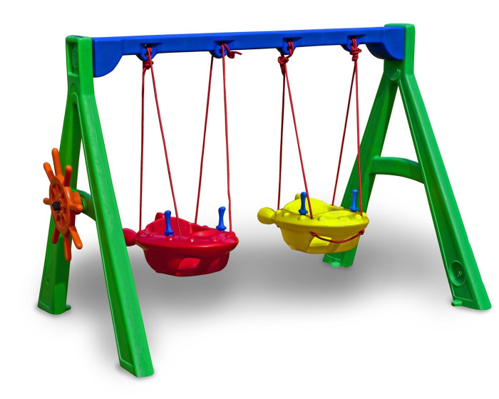 Playground Balanço Jet Duplo com Suporte e Timão