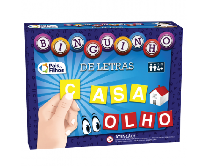 Jogo Binguinho de Letras