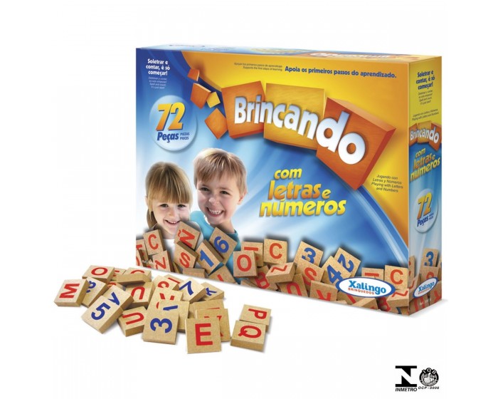 Jogo Brincando com Letras e Números