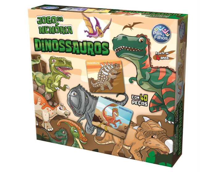 Jogo da Memória Dinossauros