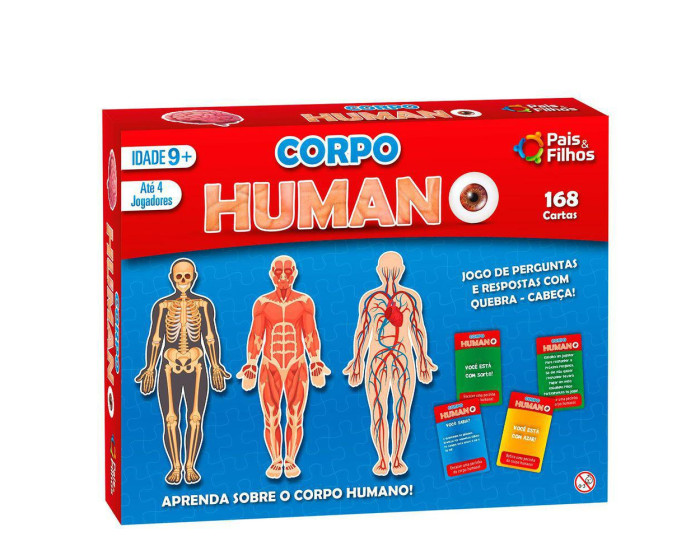 Jogo e quebra-cabeça do Corpo Humano