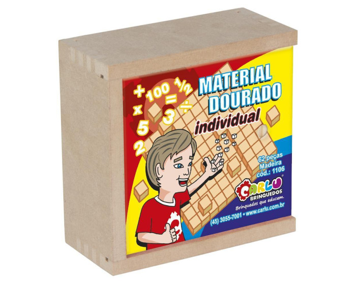 Material Dourado Individual 62 Pçs Cx Mad