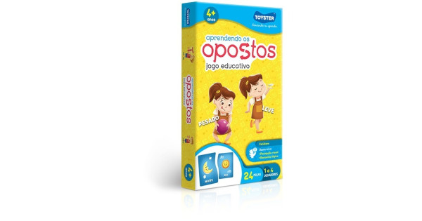 Jogo Educativo - Aprendendo os Opostos - 24 Peças - Toyster