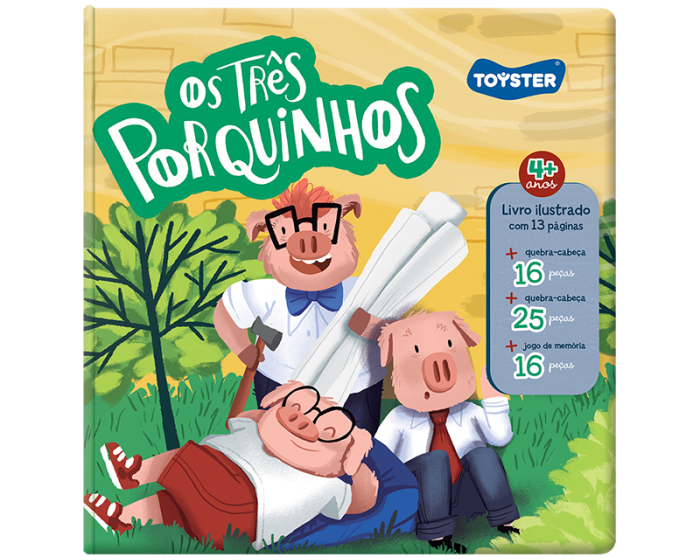 Livro Brinquedo Os Três Porquinhos