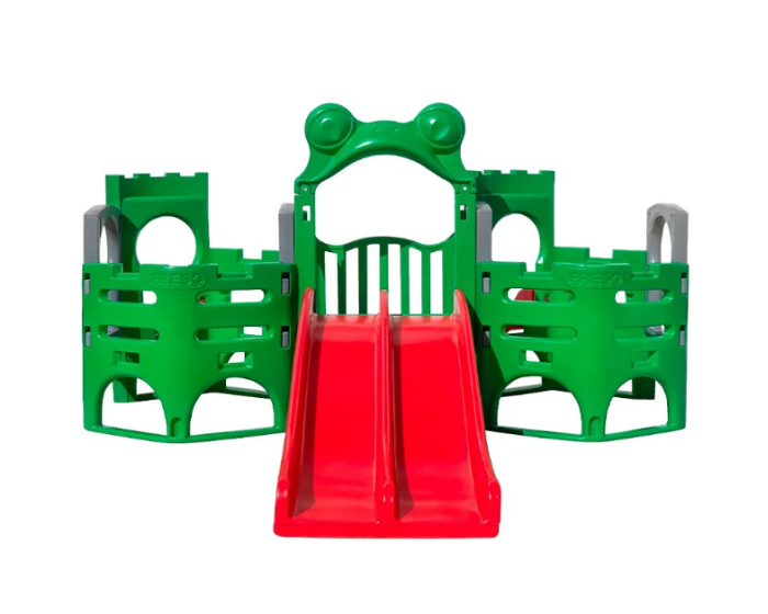 Playground Adventure Frog com Escorregador