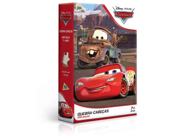 Quebra Cabeça Carros 3 Disney 100 Peças Xalingo - Pedagógica