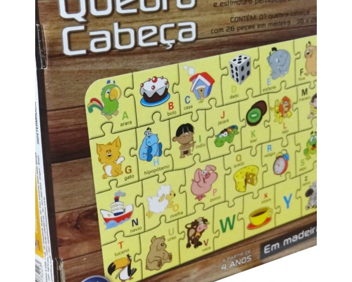 Alfabeto em Português, Quebra Cabeça Infantil