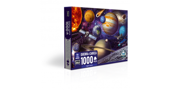 Quebra-Cabeça Viagem Cósmica 1000 Peças - Toyster