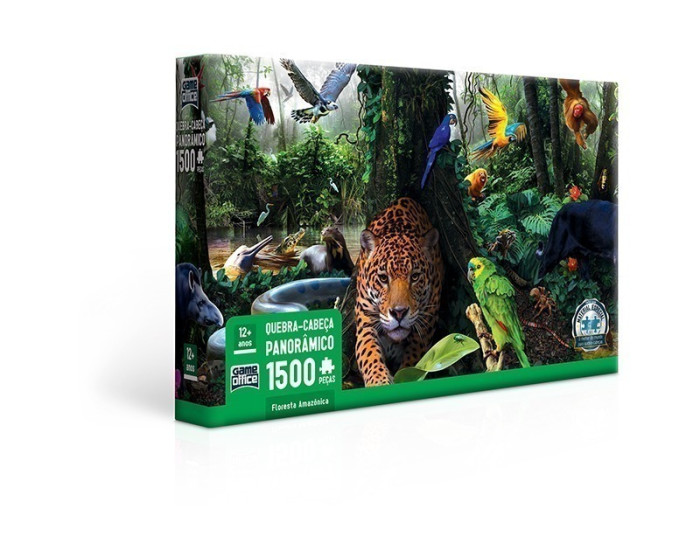 Quebra-Cabeça Floresta Amazônica 1500 Pçs