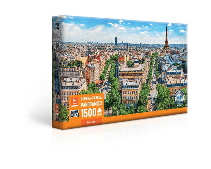 Quebra-Cabeça Panorâmico Belle Paris 1500 Peças