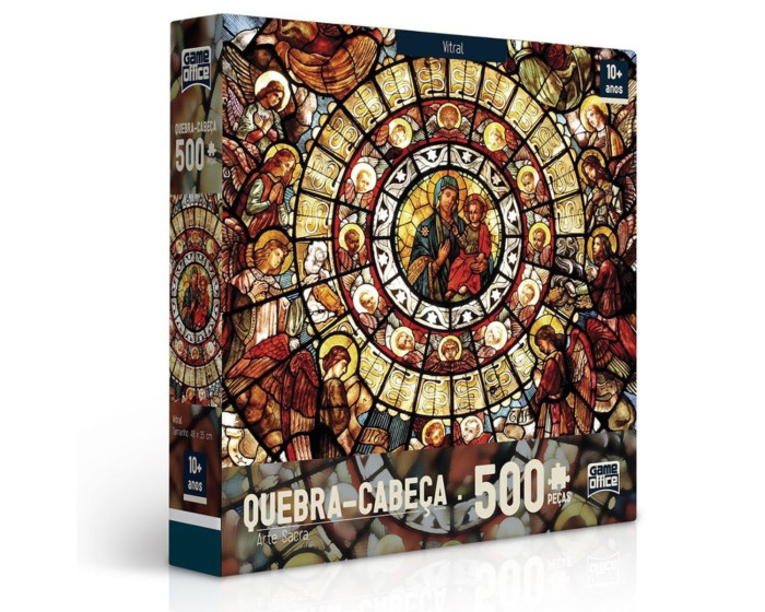 Quebra-cabeça 500 peças Arte Sacra Vitral