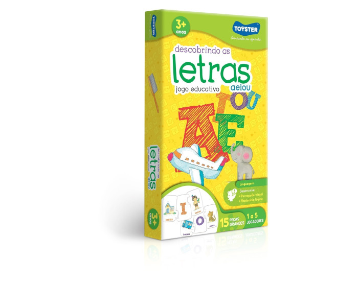 Jogo Educativo Descobrindo as Letras A E I O U