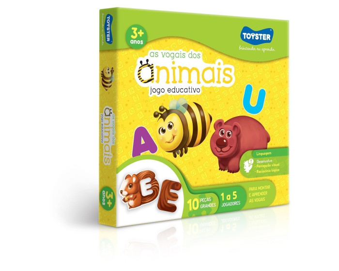 Jogo Educativo As Vogais dos Animais