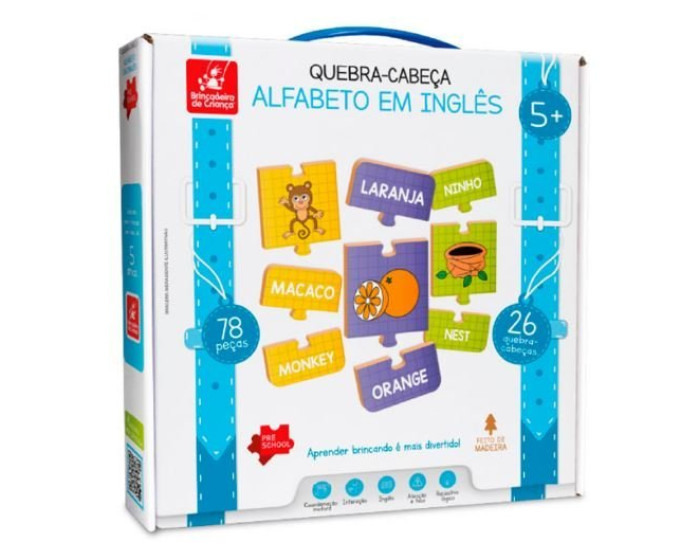 Quebra-cabeça Alfabeto em Inglês