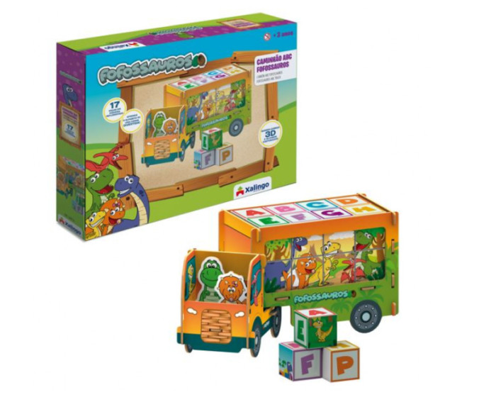 Caminhão Playset Fofossauros ABC