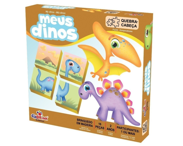 Quebra-Cabeça Meus Dinos