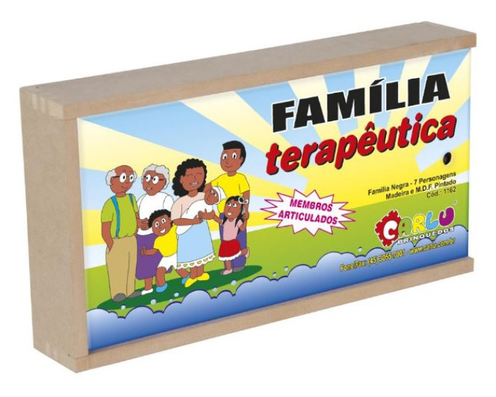 Família Terapêutica Negra 07 Personagens