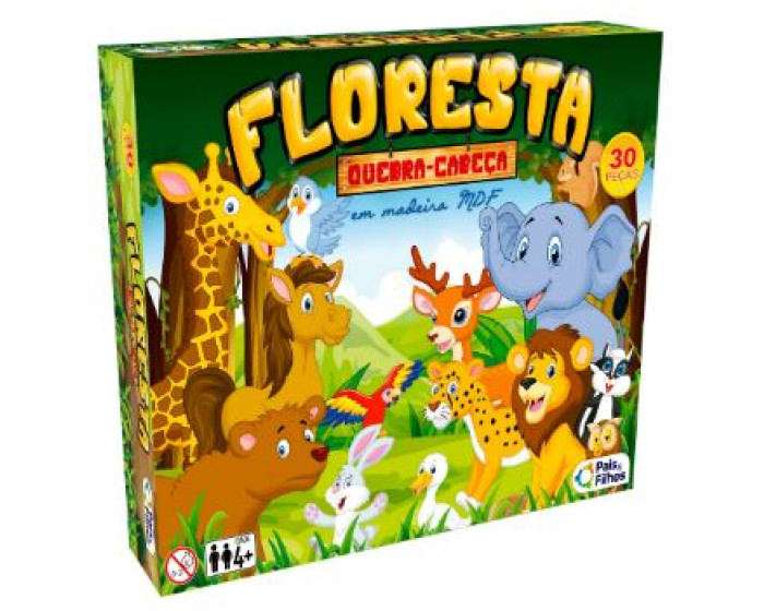 Quebra-Cabeça Floresta 30 peças