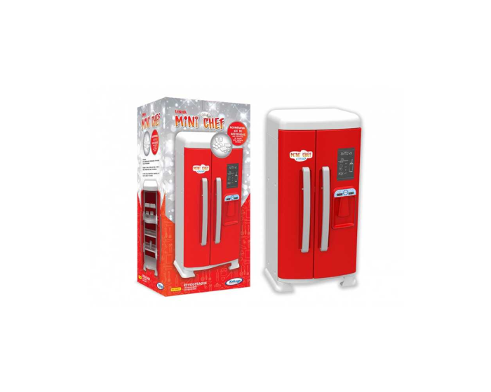 Refrigerador Vermelho Mini Chef 