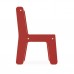 Mesa Infantil com 4 Cadeiras Vermelha