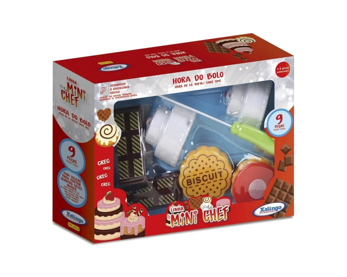 Kit Hora do Bolo Mini Chef