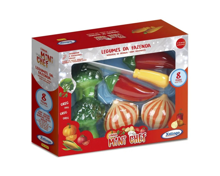 Kit Legumes da Fazenda Mini Chef