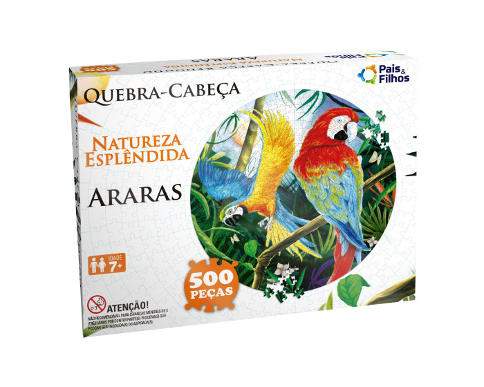 Quebra- cabeça Araras 500 Peças