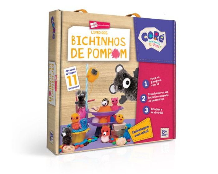 Livro dos Bichinhos de Pompom-Coleção Fazendo Arte