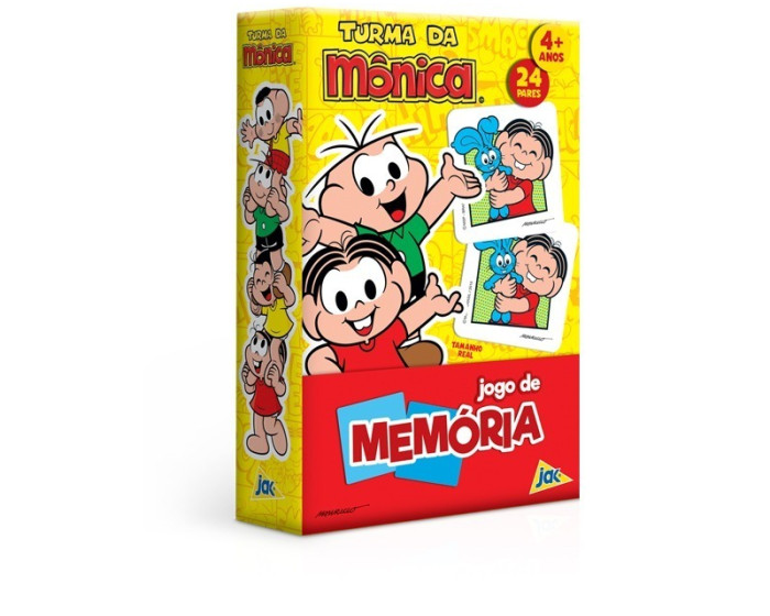 Turma da Mônica - JOGO da MEMÓRIA TRIPLO #BAGOONZA 