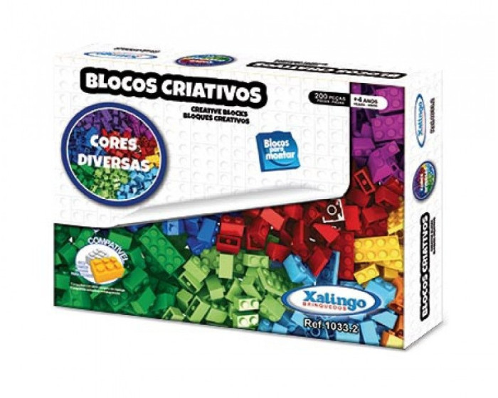 Brinquedo de Encaixe Blocos Criativos