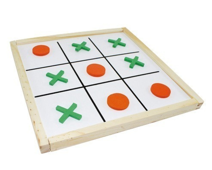 Jogo Da Velha Brinquedo Madeira